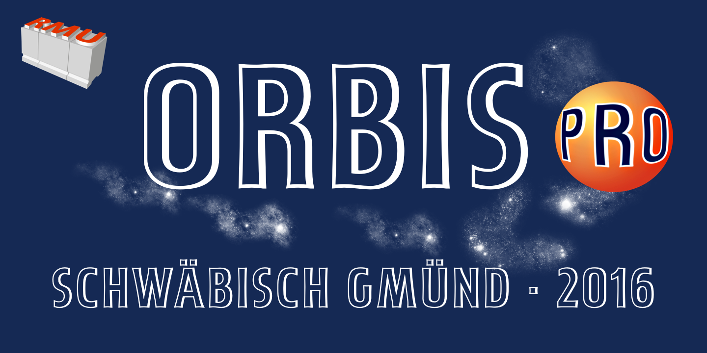 Example font Orbis Pro #1